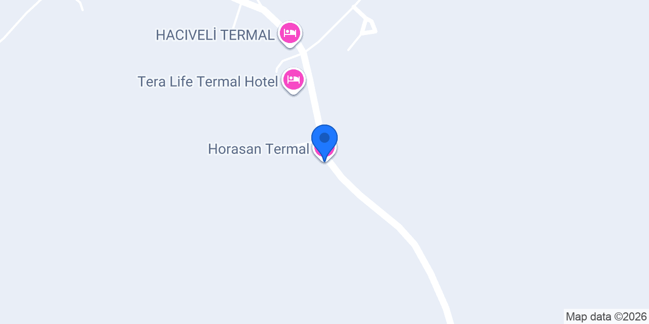 Horasan Termal konumu