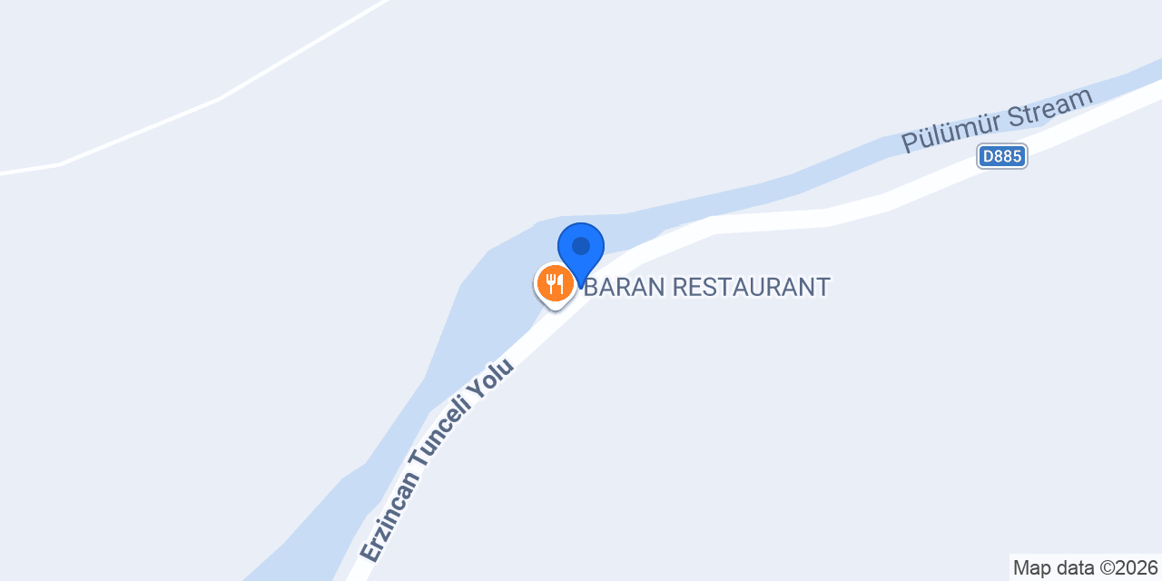 Baran Dinlenme Tesisi konumu