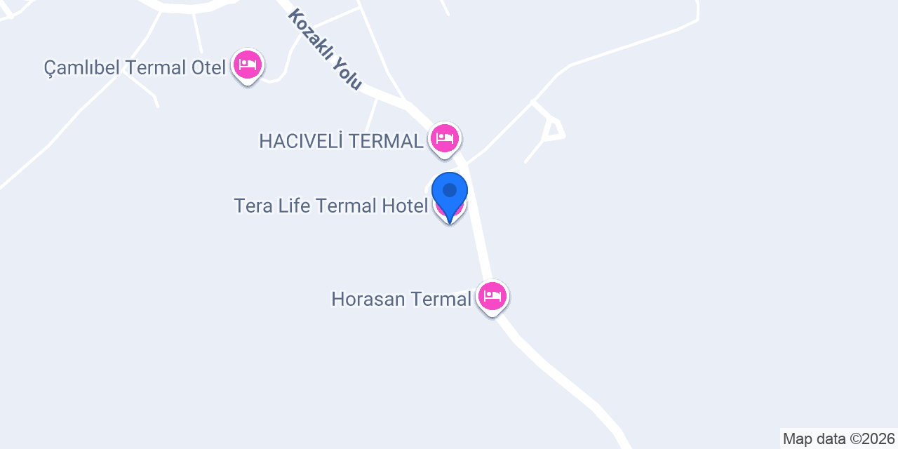 Tera Life Termal Hotel konumu