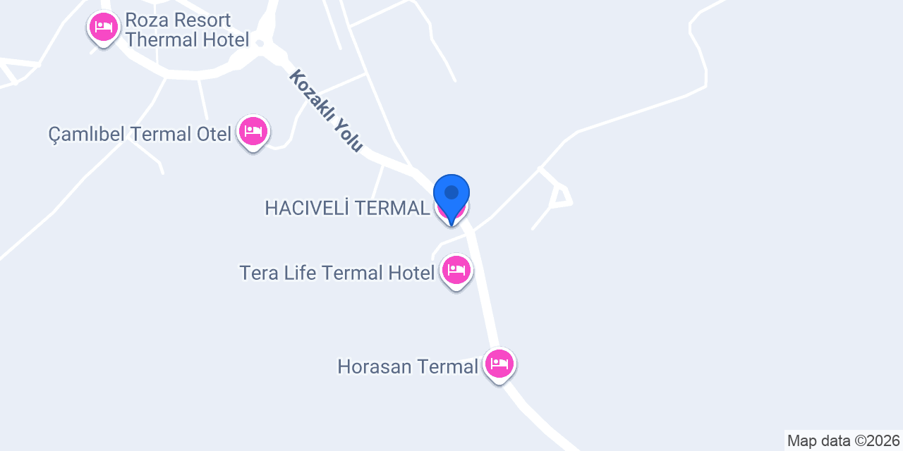 HACIVELİ TERMAL konumu