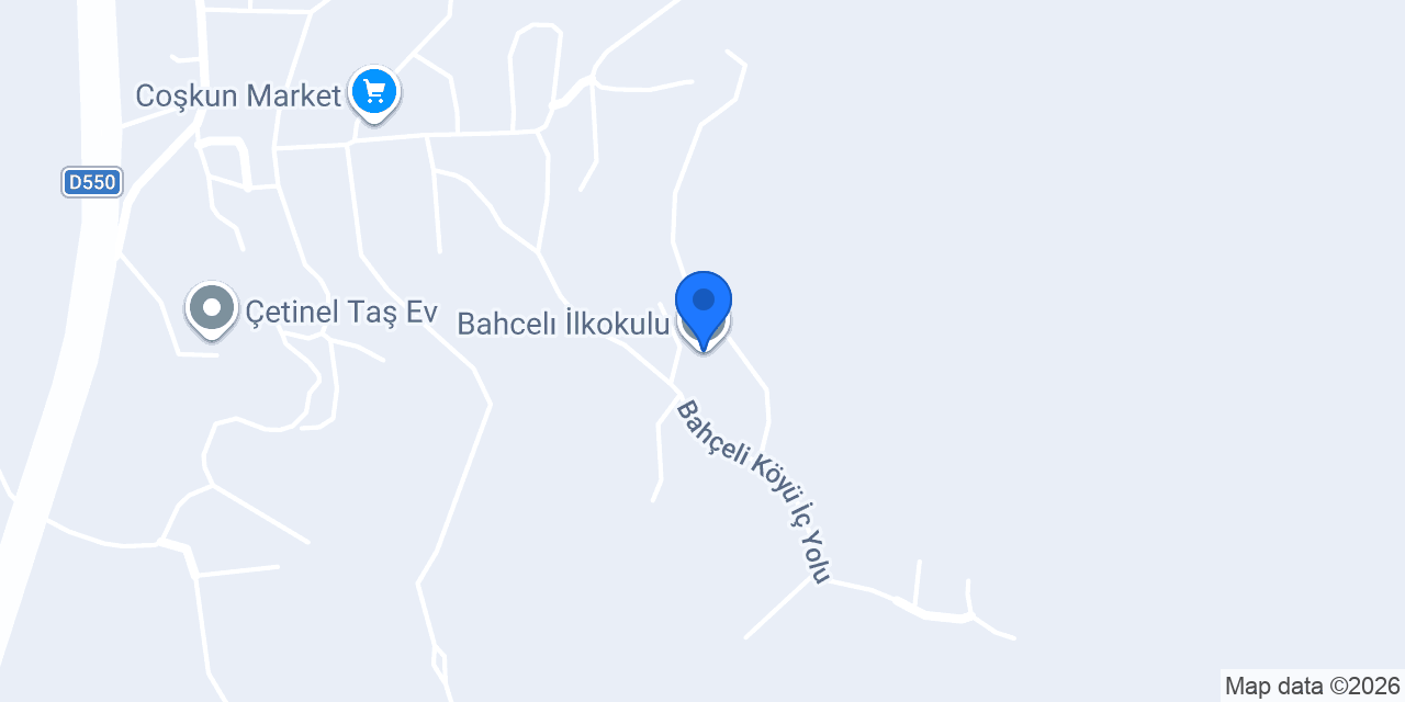Bahcelı İlkokulu konumu