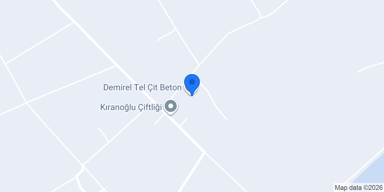 Demirel Tel Çit Beton konumu