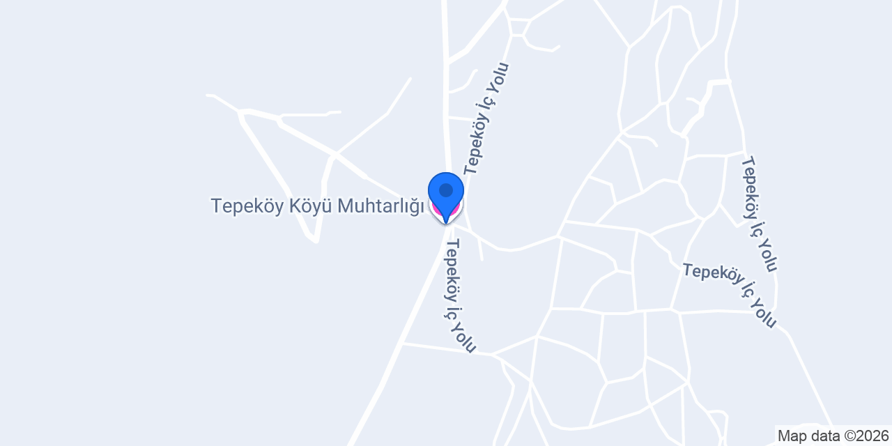 Tepeköy Köyü Muhtarlığı konumu