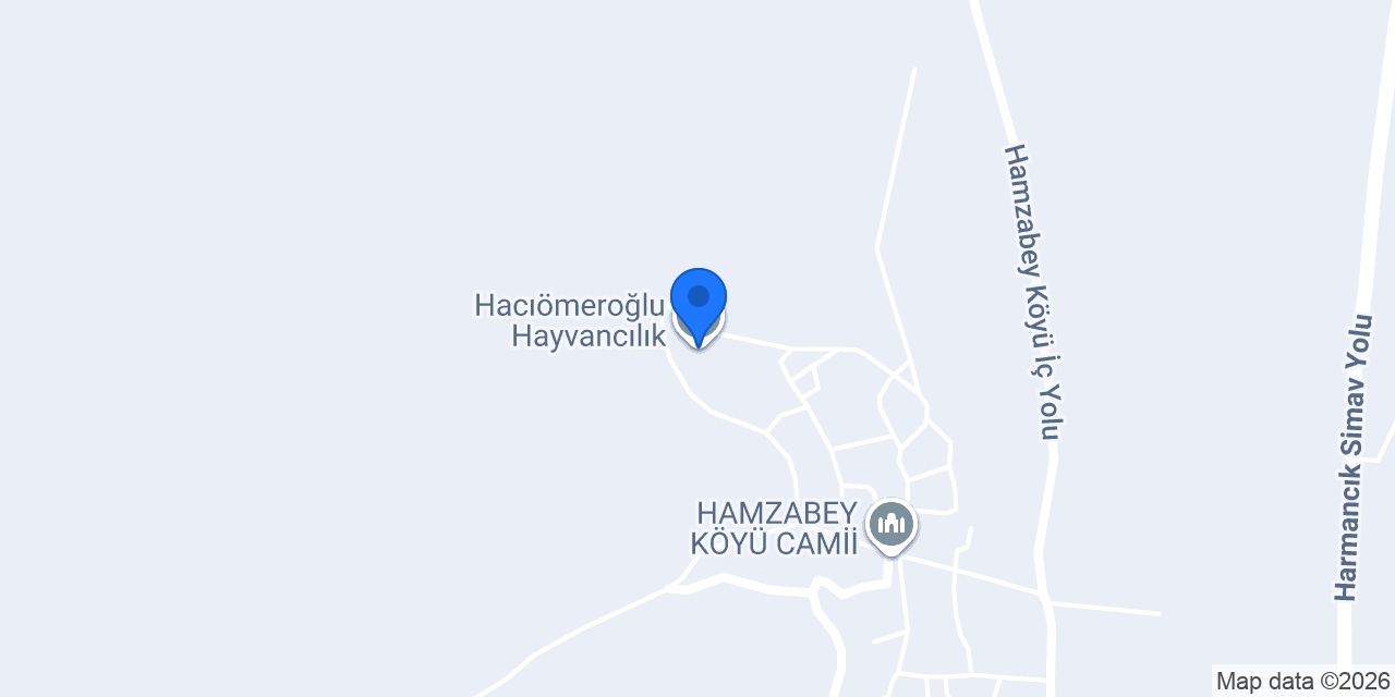 Hacıömeroğlu Hayvancılık konumu