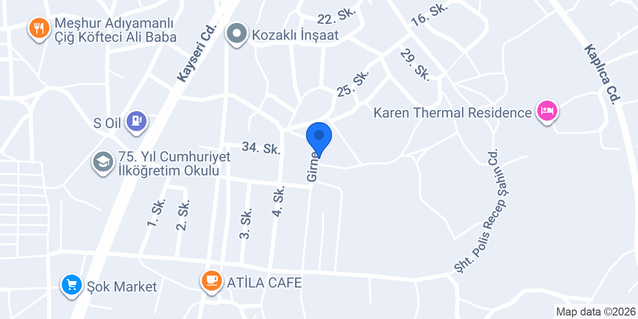 Ateş Elektrik | Kozaklı Elektrikçi konumu
