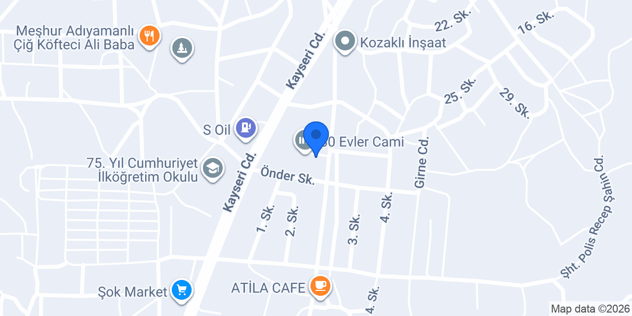KOZAKLI MÜFTÜLÜĞÜ konumu