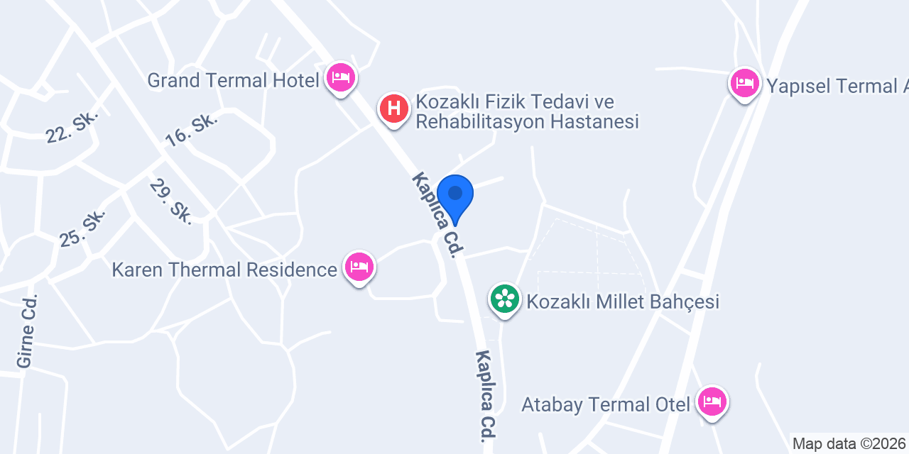 KOZAKLI NT BURGER CAFE konumu