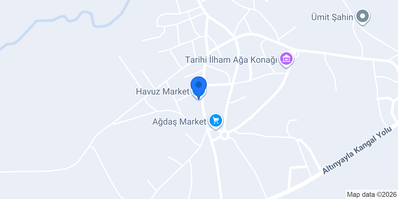Havuz Market konumu