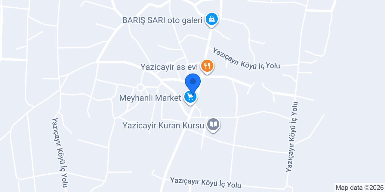 Özcan Market konumu