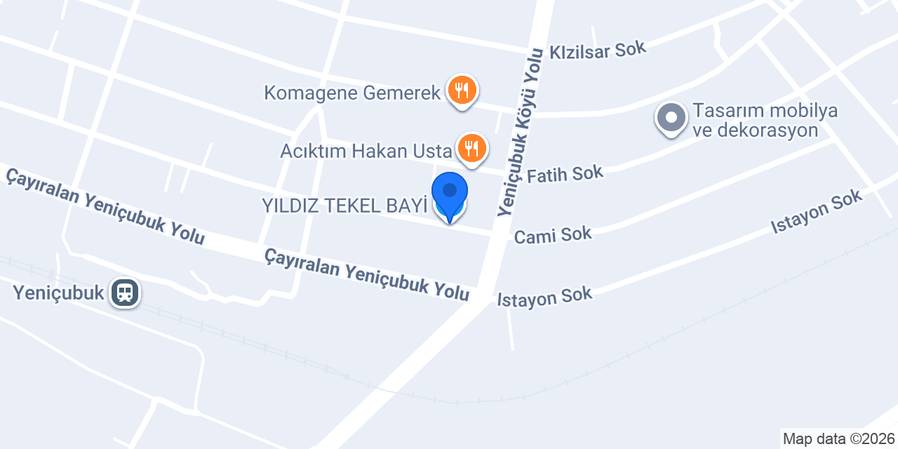 YILDIZ TEKEL BAYİ konumu