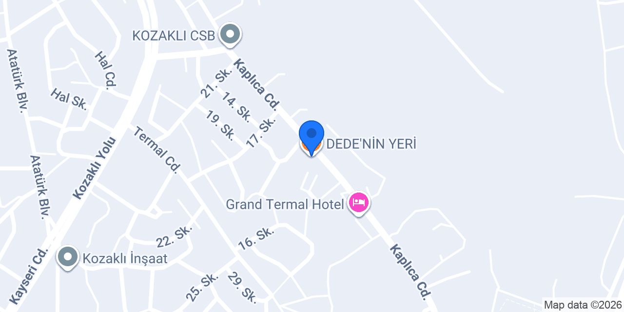 DEDE'NİN YERİ konumu