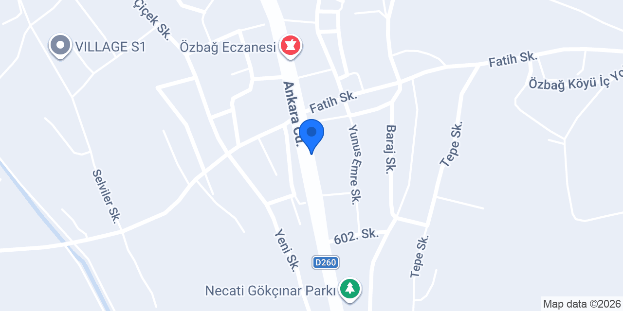 Köksallar Motors konumu