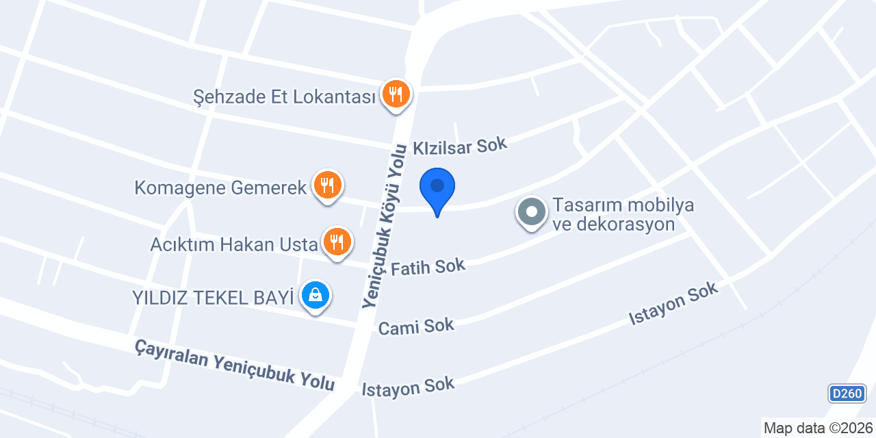 Pekyürek Hukuk Bürosu konumu