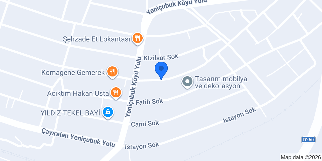 Derya Konfeksiyon konumu