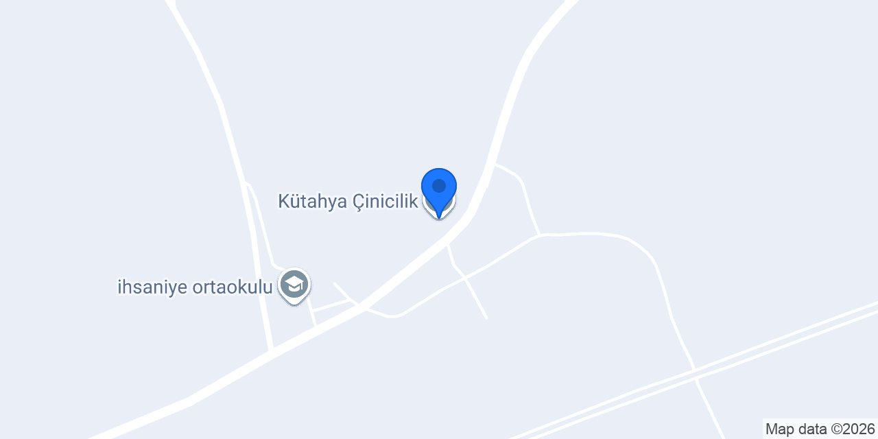 Kütahya Çinicilik konumu