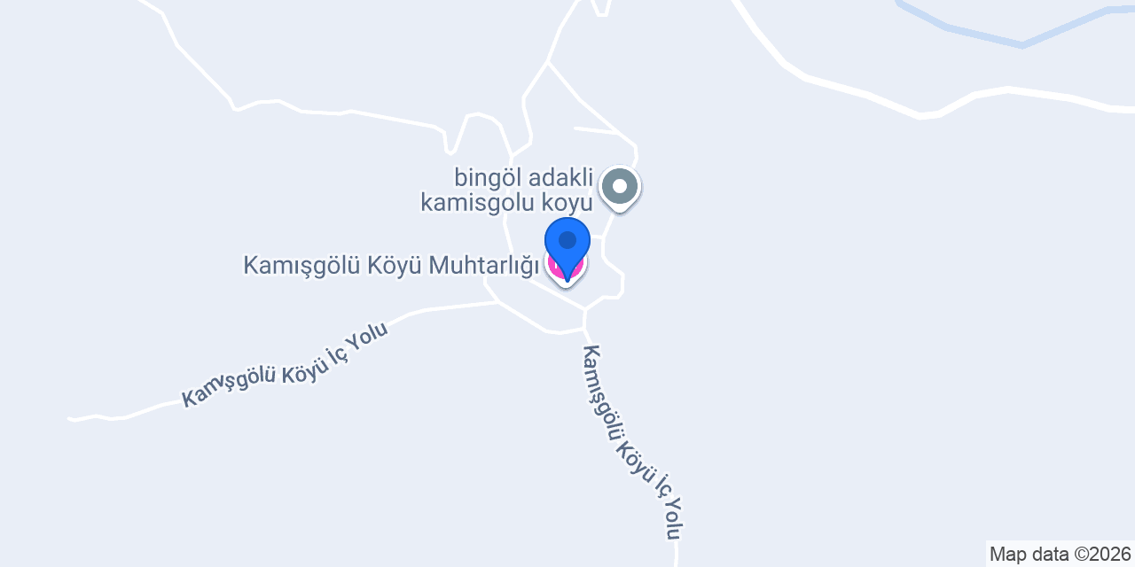 Kamışgölü Köyü Muhtarlığı konumu