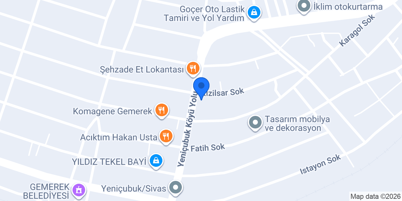 Gemerek anahtarci konumu