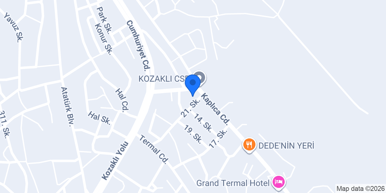 Güven Otel konumu
