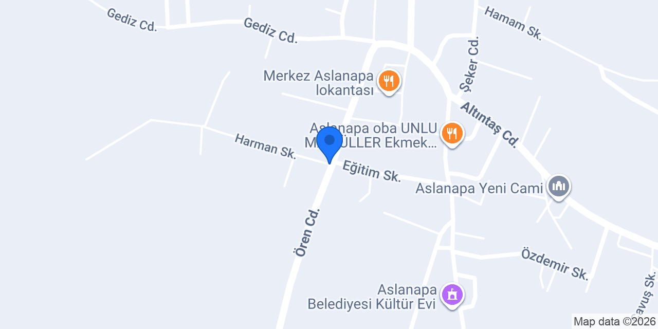 Aslanapa Halk Eğitim Merkezi konumu
