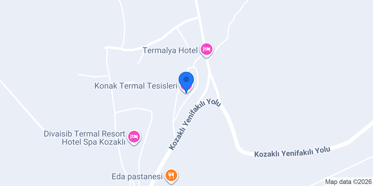 Konak Termal Tesisleri konumu