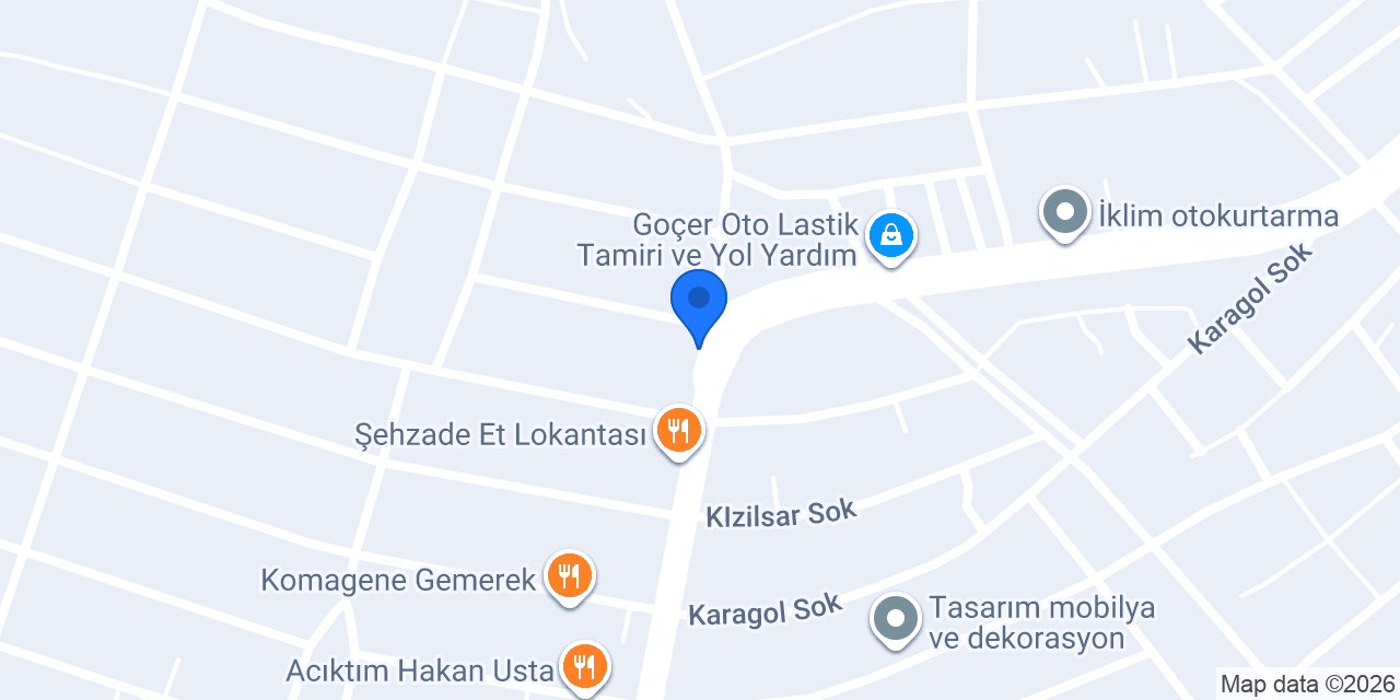 Şahin Rent A Car konumu
