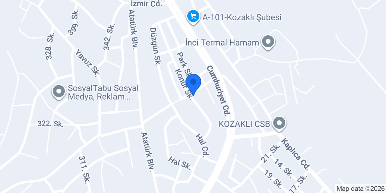Özcanlar Hırdavat konumu