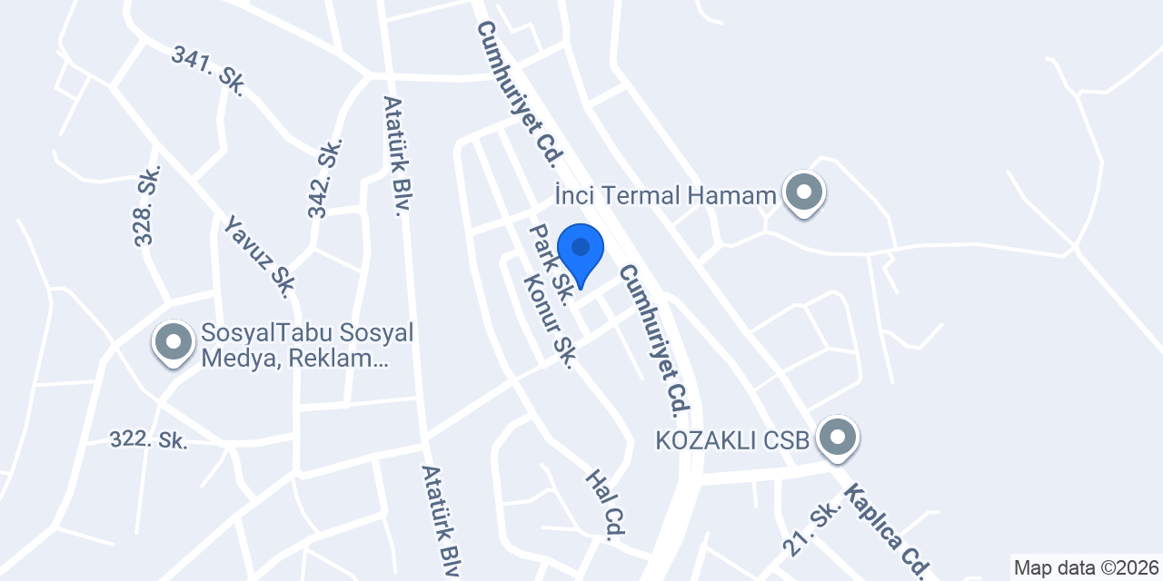 PTT - Kozaklı Şubesi konumu