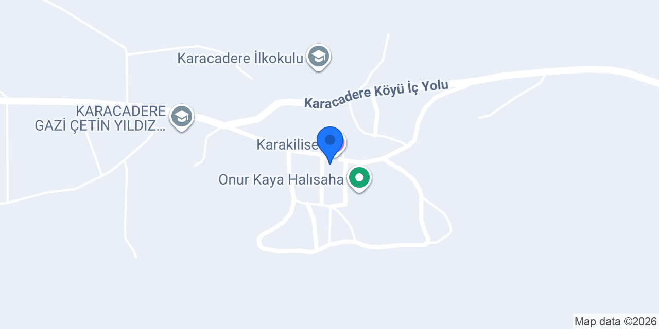 Karacadere Köyü Muhtarlığı konumu
