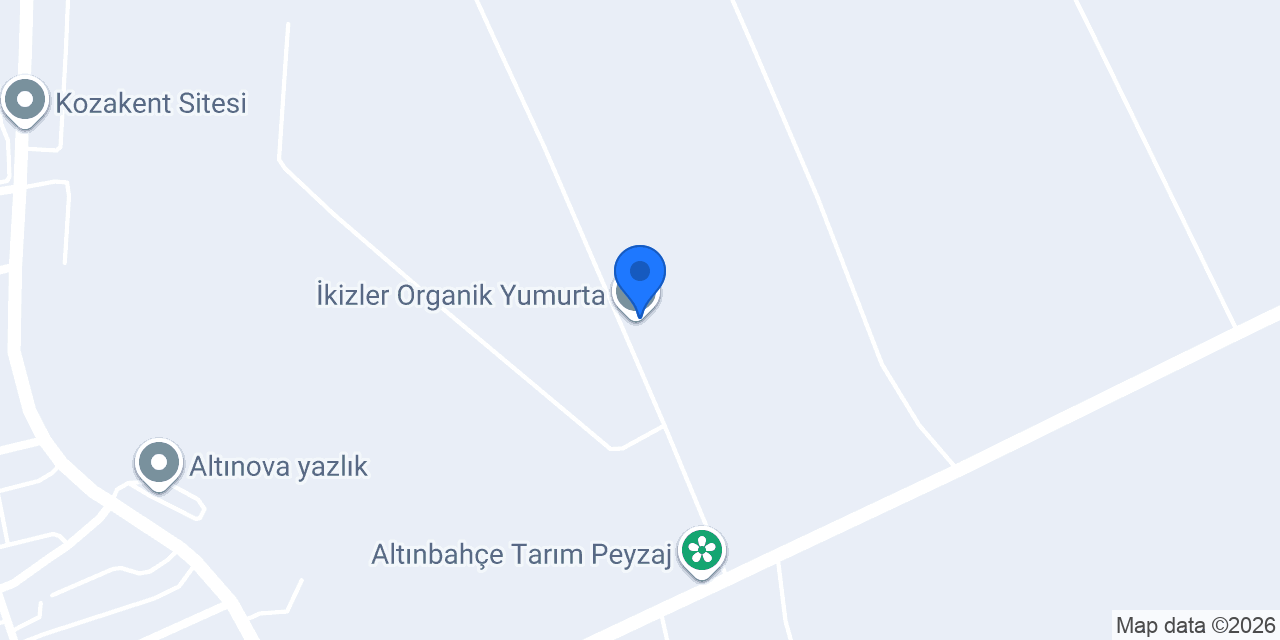 İkizler Organik Yumurta konumu