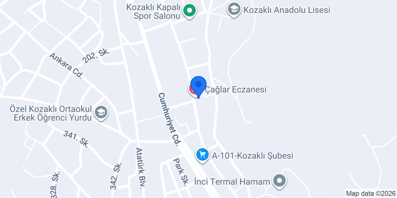 Çağlar Eczanesi konumu