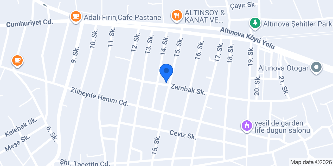 ALTINOVA DURAN MARKET konumu