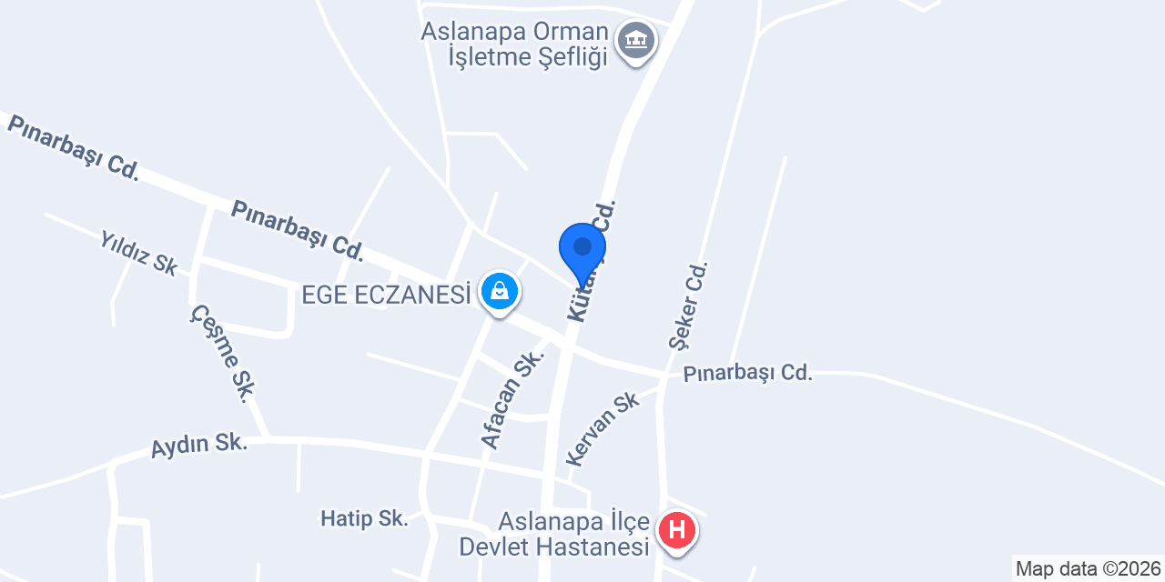 Aslanapa İlçe Emniyet Amirliği konumu