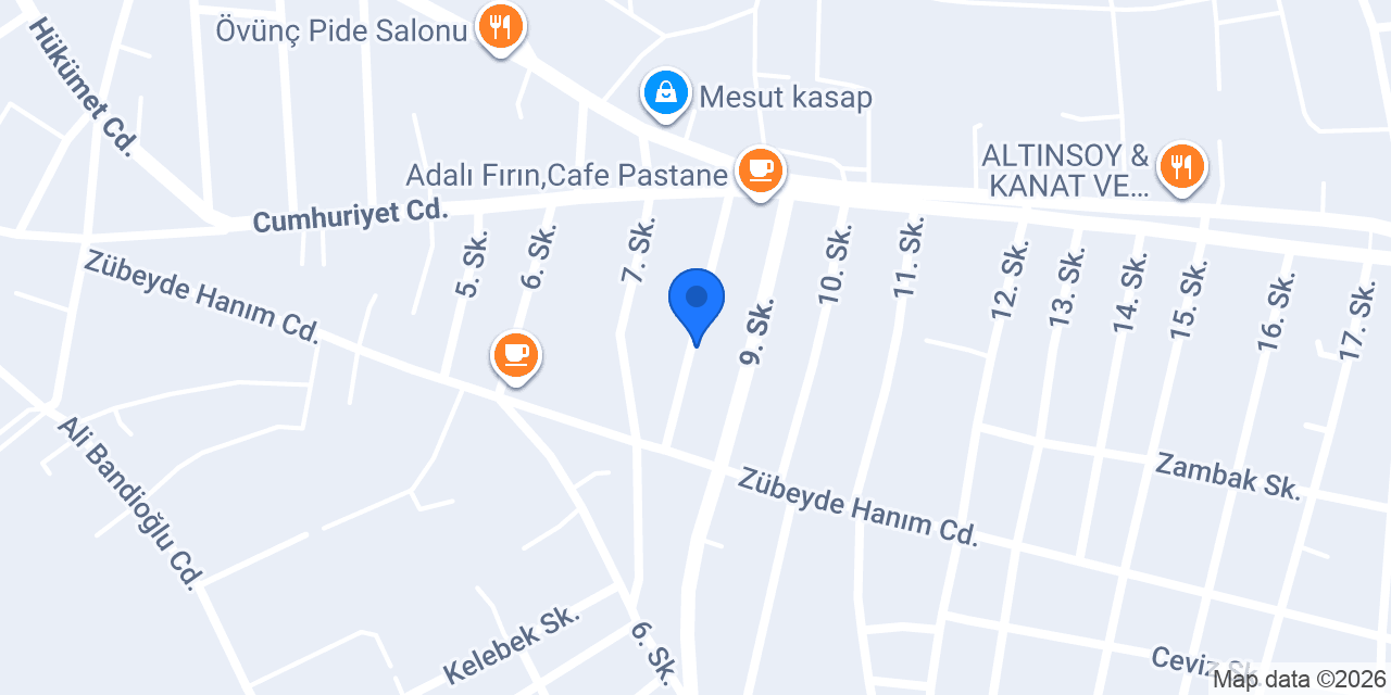 Şok-altınova Şubesi konumu