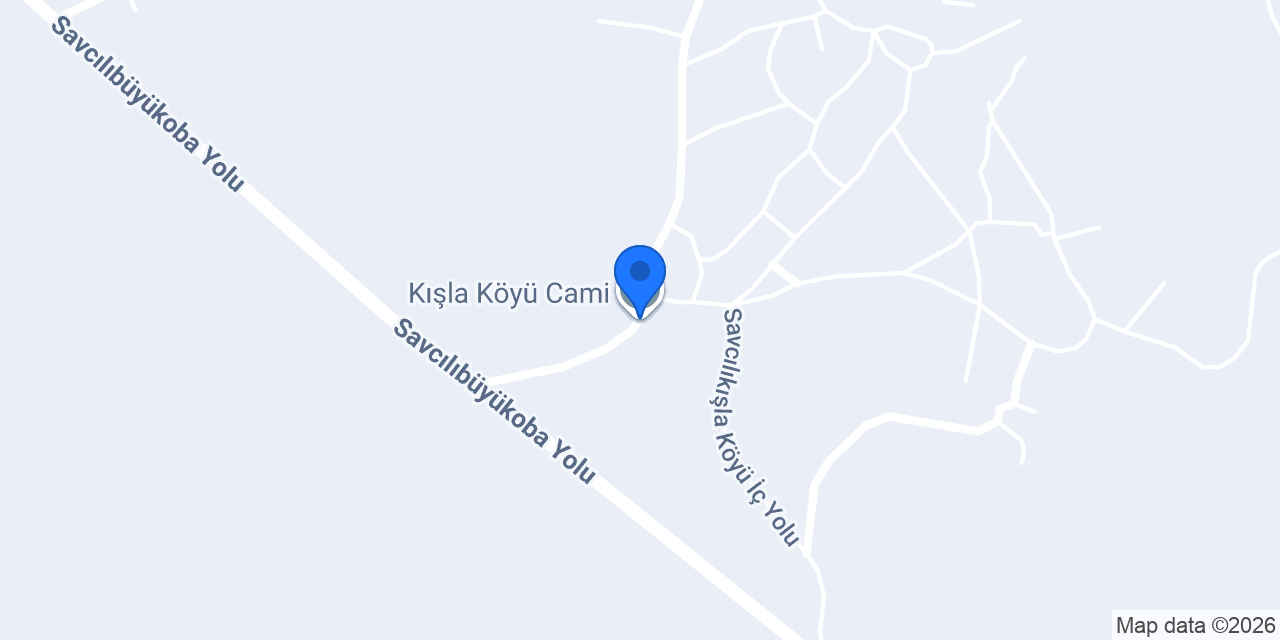 Savcılıkışla Köyü Muhtarlığı konumu