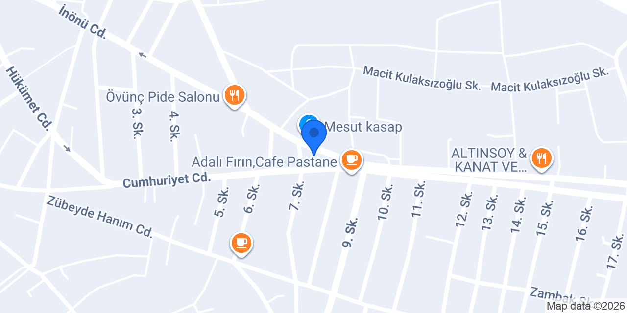Diş Hekimi Bahar Kılıç konumu