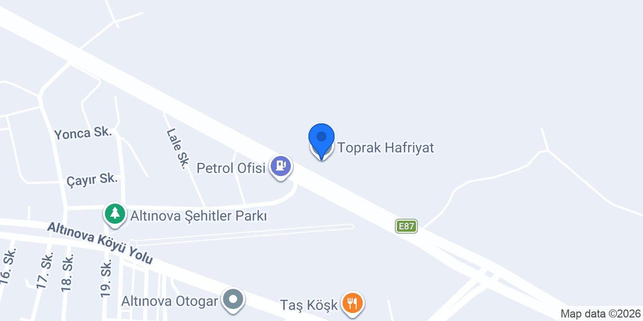 Toprak Hafriyat konumu