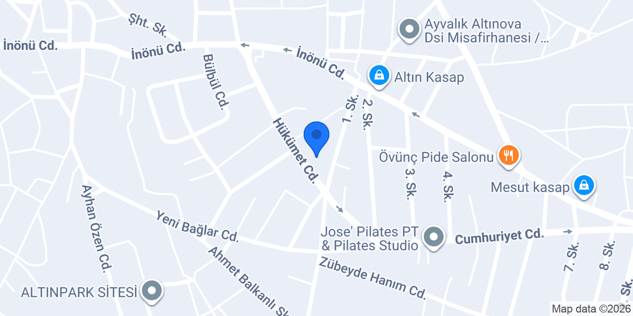 Ptt-altınova Şubesi konumu