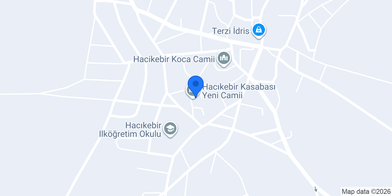 Hacıkebir Kasabası Yeni Camii konumu