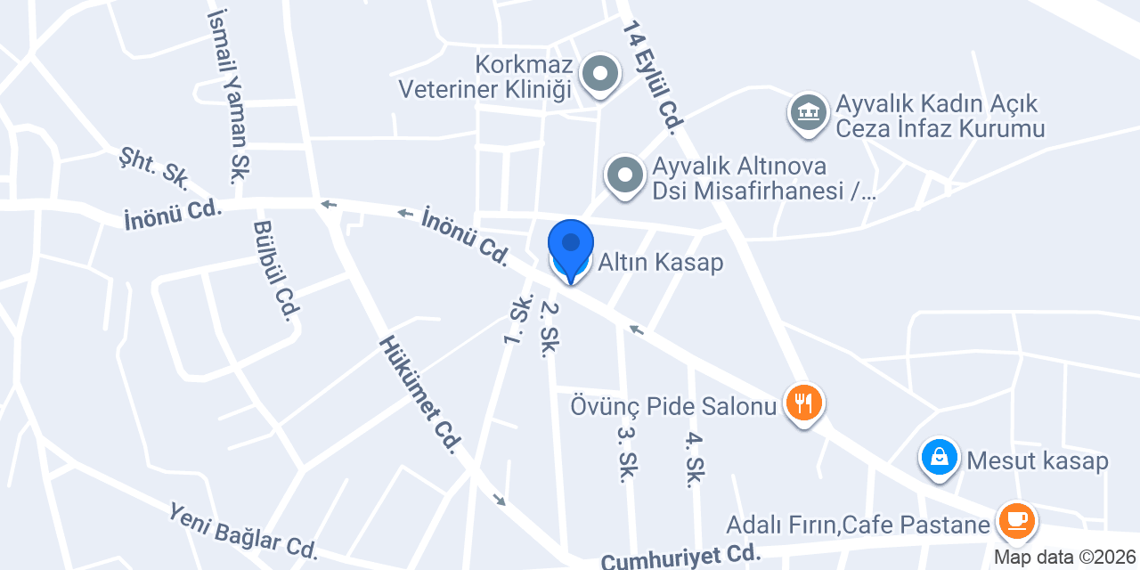 Altın Kasap konumu