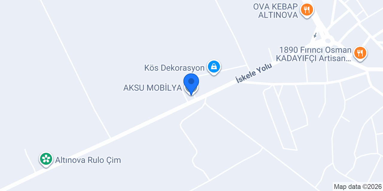 AKSU MOBİLYA konumu