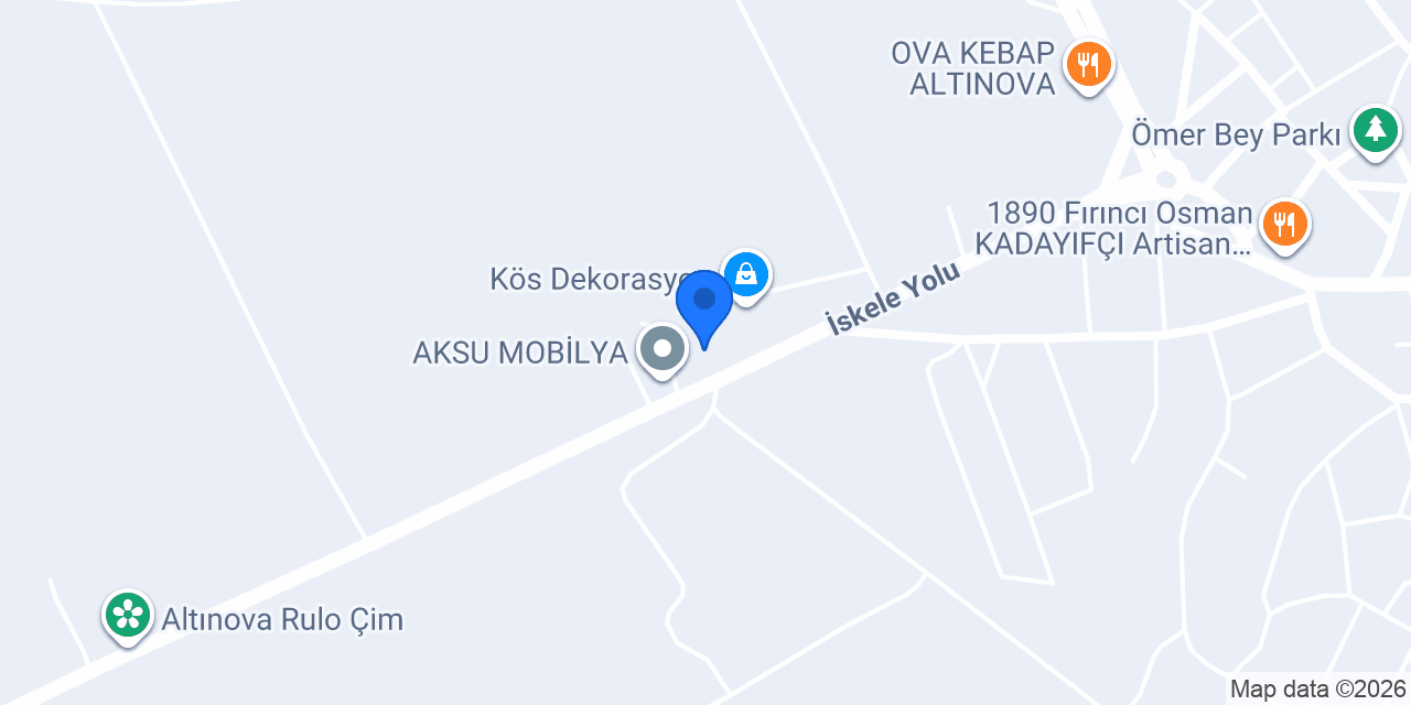 Özlem MOBİLYA konumu