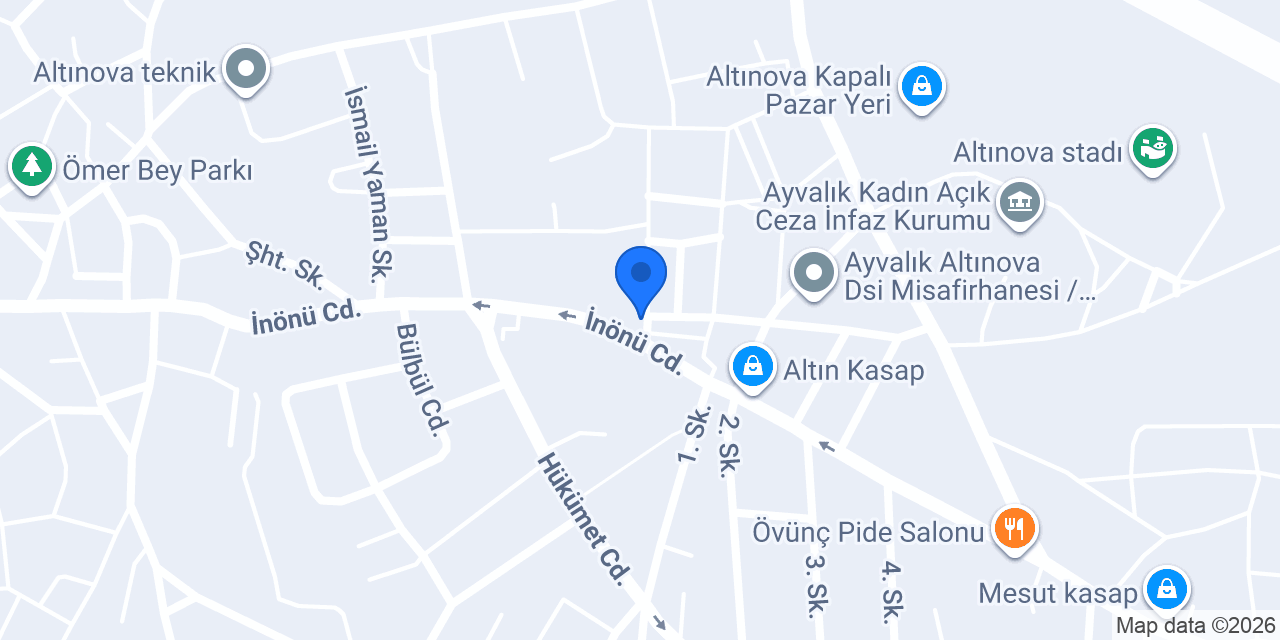 Bilge Eczanesi konumu