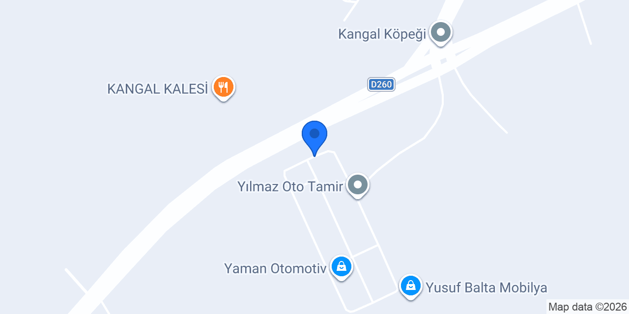 KANGAL OTO EKSPERTİZ konumu