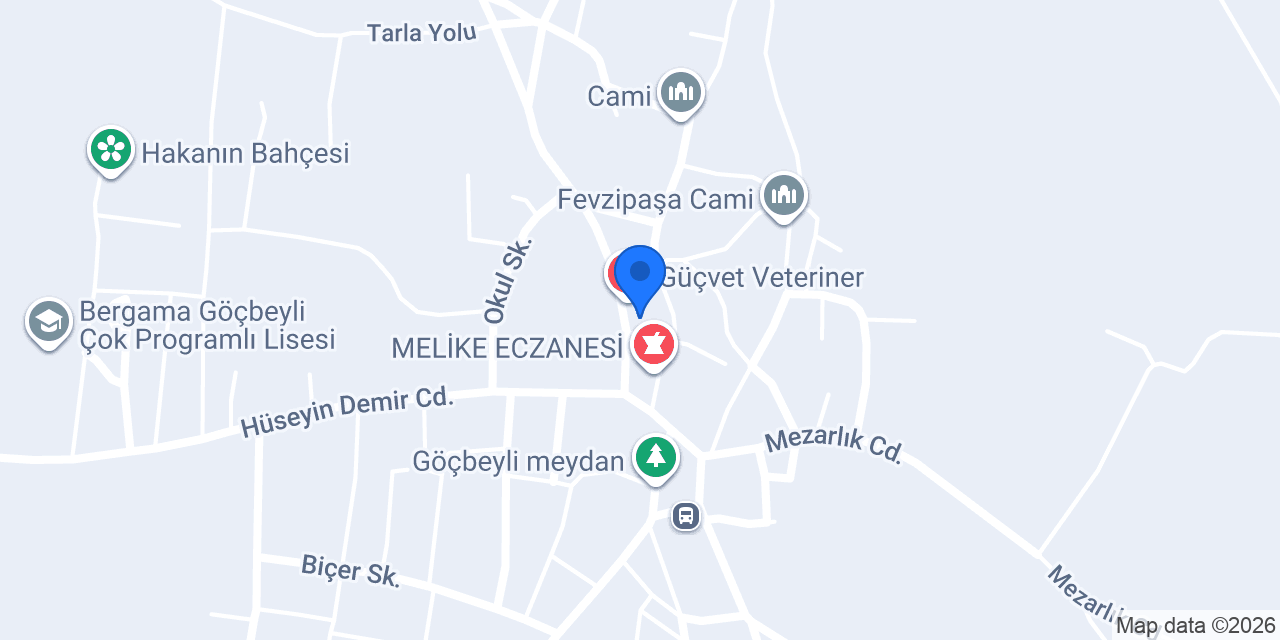 Güç Veterenir Kliğini konumu
