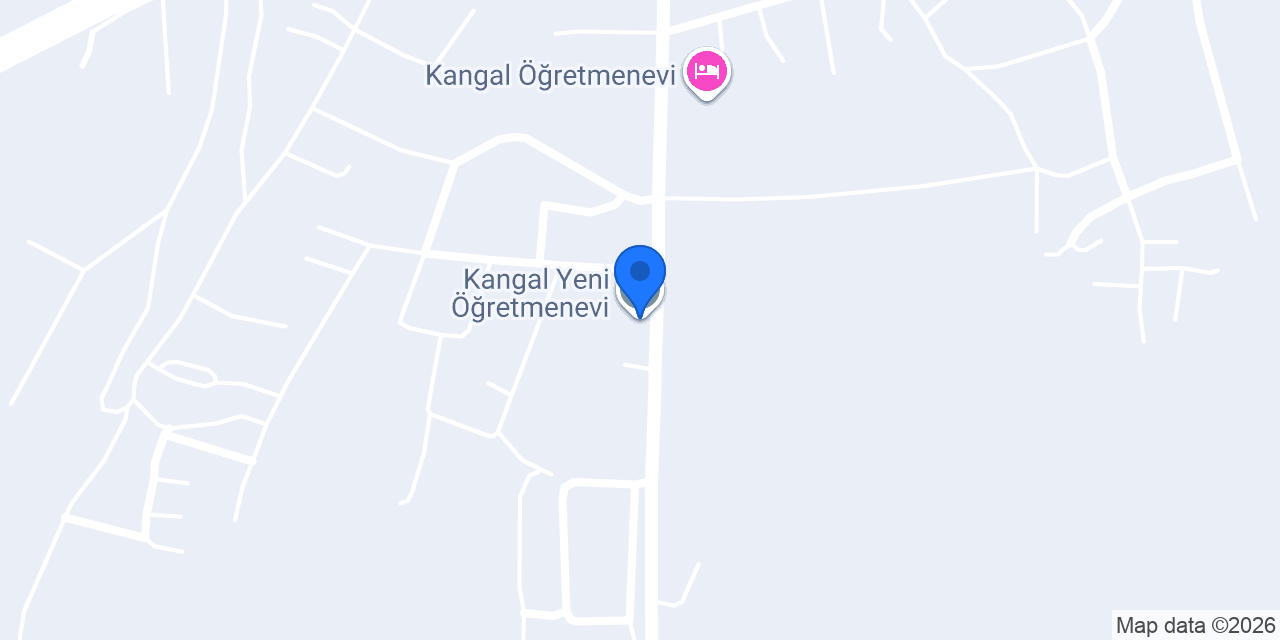 Kangal Yeni Öğretmenevi konumu