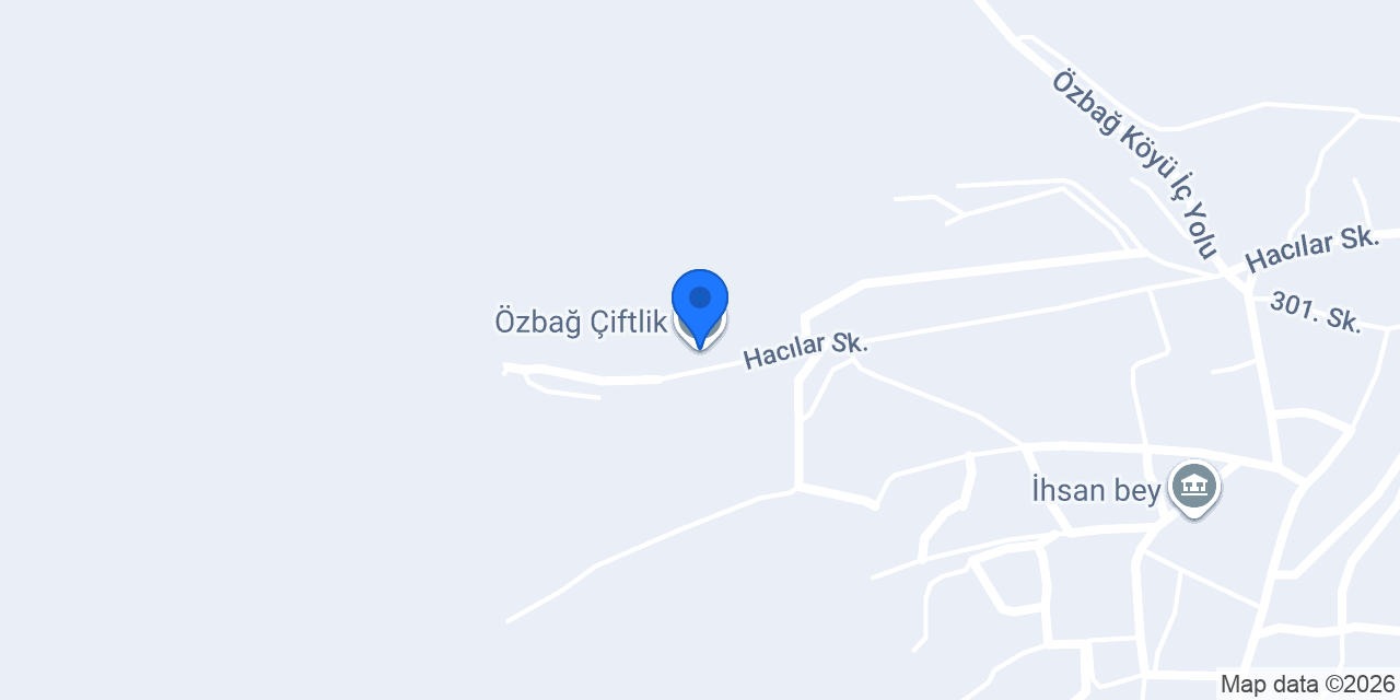 Özbağ Çiftlik konumu