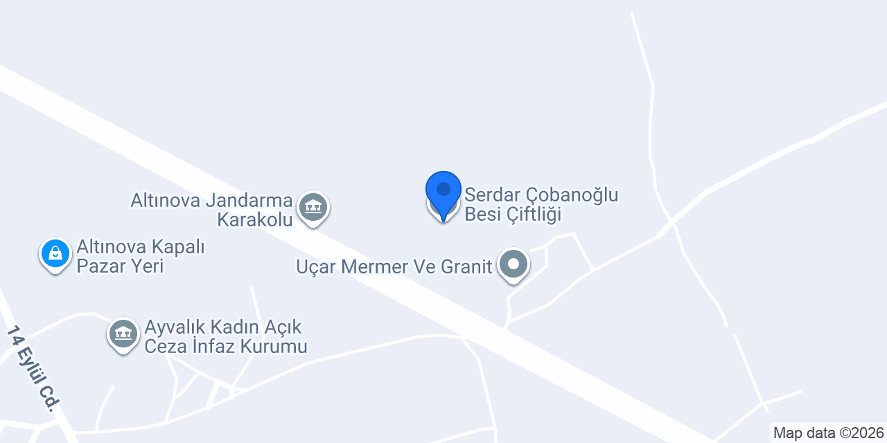 Serdar Çobanoğlu Besi Çiftliği konumu