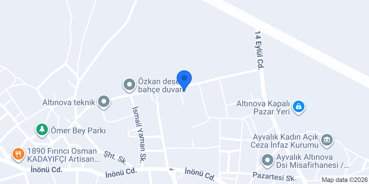 Akçapınar İlköğretim Okulu konumu