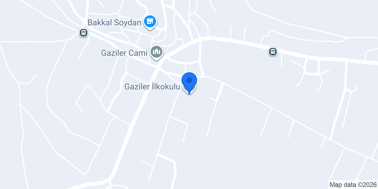 Gaziler İlkokulu konumu