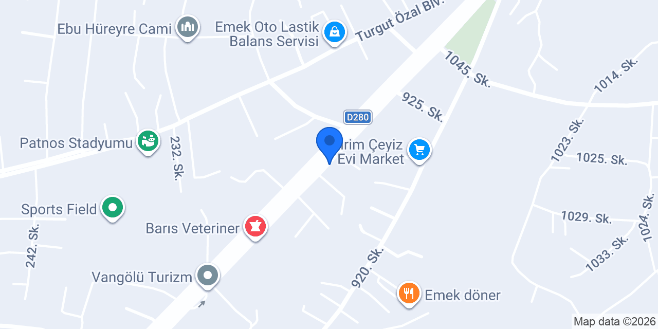 Çinarkaya Mobilya Imalati konumu